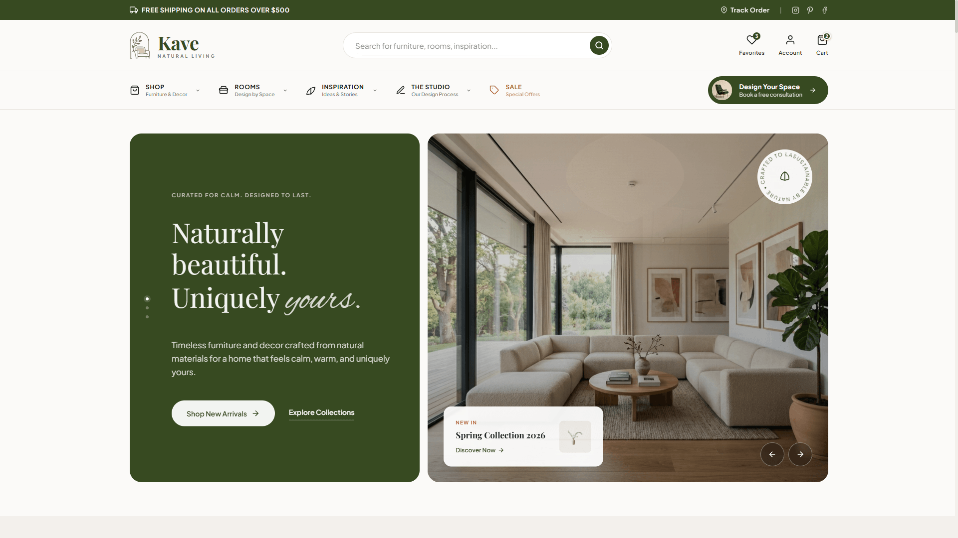 Kave Modern & Timeless Spaces