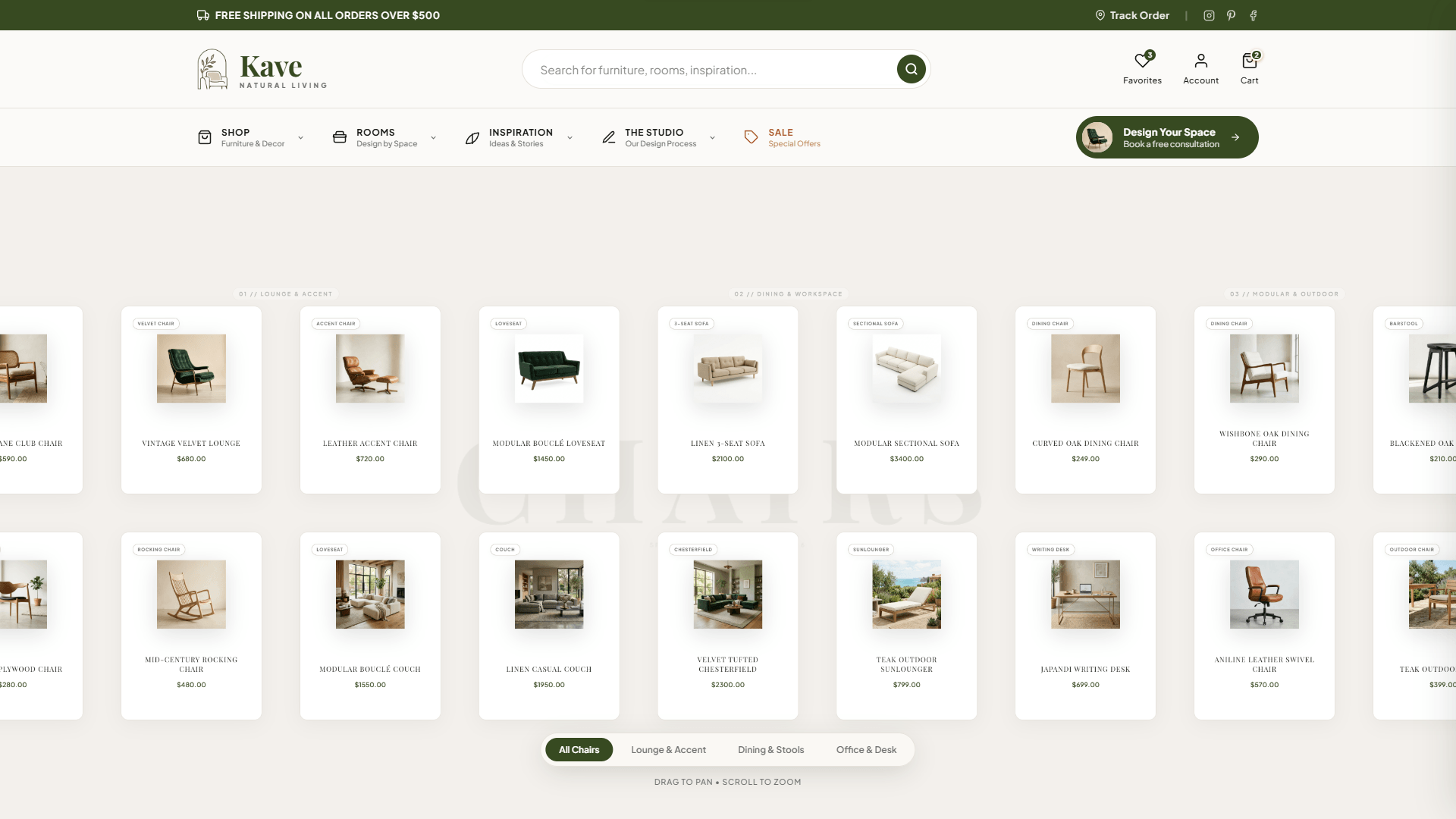 Spatial Furniture Finder